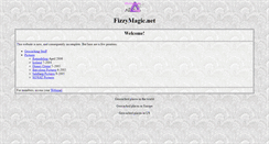 Desktop Screenshot of fizzymagic.net